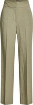 WE Fashion Dames relaxed fit pantalon met fijne structuur