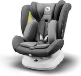 Lionelo autostoel Bastiaan One 360° met isoFix Grey Graphite (0-36kg) - Groep 0-1-2-3 autostoel voor kinderen van 0 tot 12 jaar