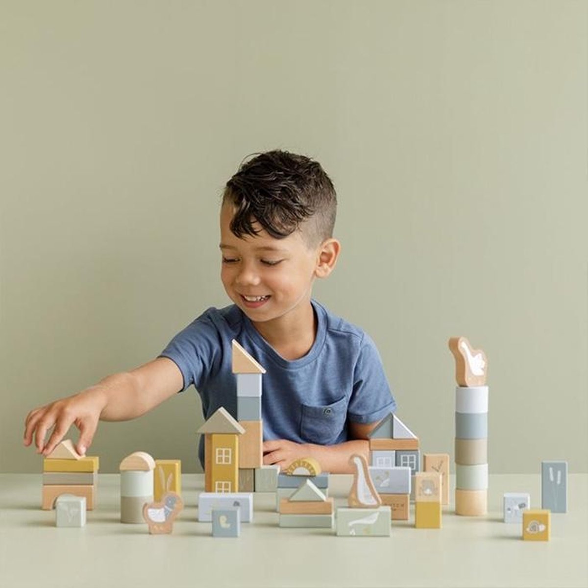 Little Dutch Bouwblokken Blue — afbeelding 5