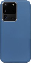 ADEL Premium Siliconen Back Cover Softcase Hoesje Geschikt voor Samsung Galaxy S20 Ultra - Blauw