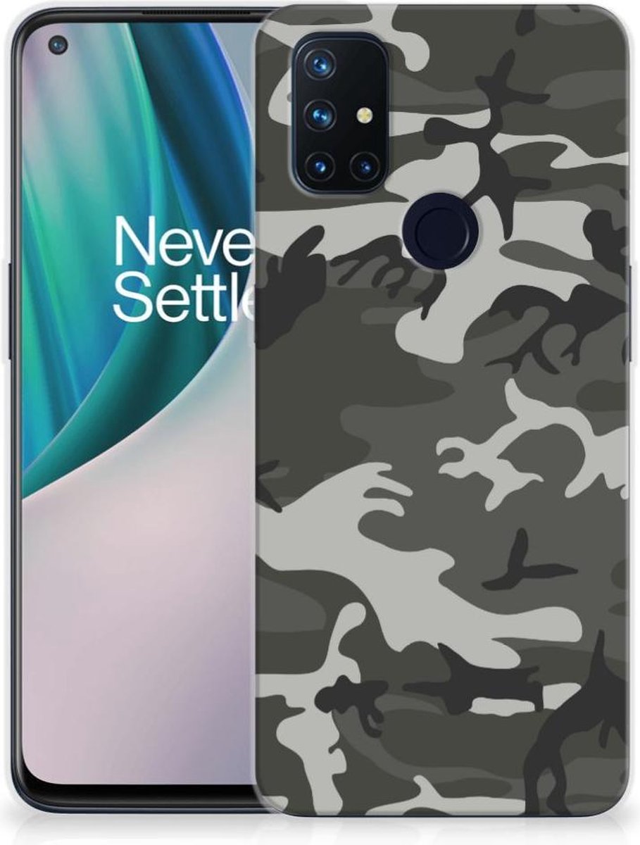 OnePlus Nord N10 5G TPU bumper Army Light