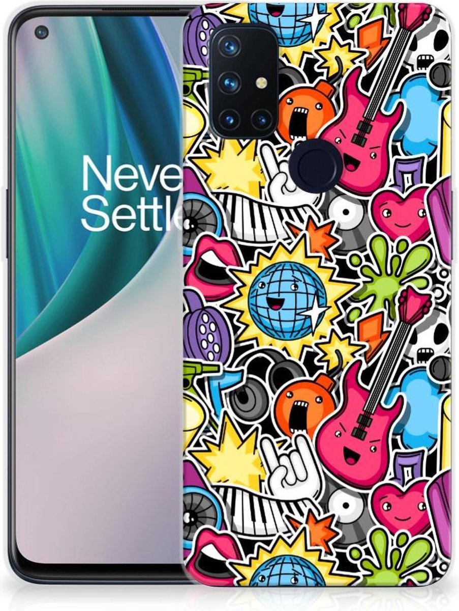 OnePlus Nord N10 5G Silicone Back Cover Punk Rock