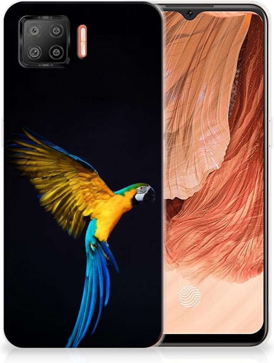 OPPO A73 4G TPU Hoesje Papegaai