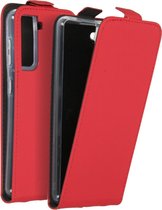 Accezz Flipcase Samsung Galaxy S21 hoesje - Rood