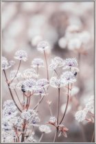 JUNIQE - Poster met kunststof lijst Wild Flower Pastel 04 -30x45