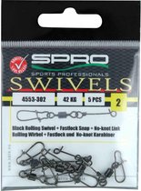 SPRO Rolling Swivel + No-Knot Fast Lock