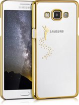 kwmobile hoesje voor Samsung Galaxy A5 (2015) - backcover voor smartphone - Fee design - goud / transparant