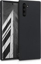 kwmobile telefoonhoesje voor Samsung Galaxy Note 10 - Hoesje voor smartphone - Back cover in mat zwart