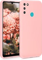 kwmobile telefoonhoesje voor Honor 9A - Hoesje voor smartphone - Back cover in mat roségoud