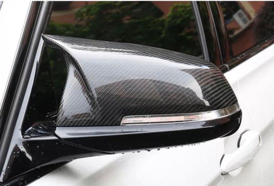 Coque de rétro look M3 noir brillant pour BMW série 1 série 3