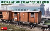1:35 MiniArt 39002 Russian imperial railway covered wagon WWI Plastic kit