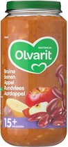 Olvarit Maaltijd 15m Bruine bonen Appel Rundvlees Aardappel 250 gr