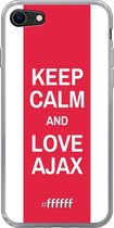 6F hoesje - geschikt voor iPhone 8 - Transparant TPU Case - AFC Ajax Keep Calm #ffffff