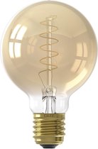 CALEX - LED Lamp - Globe - Filament G80 - E27 Fitting - Dimbaar - 4W - Warm Wit 2100K - Goud - BES LED