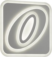 LED Plafondlamp - Trion Coson - 60W - Aanpasbare Kleur - Dimbaar - Afstandsbediening - Vierkant - Mat Wit - Kunststof - BES LED