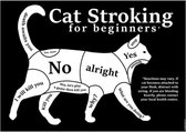 Mini poster - Cat Stroking For Beginners