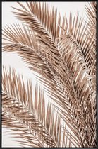 JUNIQE - Poster met kunststof lijst Palms Of Madeira 1 -13x18 /Bruin &