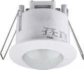 Bewegingssensor - Nicron Hatron - Inbouw Rond - Mat Wit - Kunststof - 360°