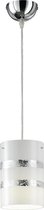 LED Hanglamp - Hangverlichting - Nitron Niki - E27 Fitting - 1-lichts - Rond - Mat Zilver - Aluminium