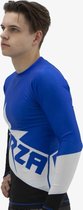 FORZA STAR RASH GUARD MET LANGE MOUWEN GESUBLIMEERD- BLAUW / WIT / ZWART