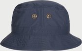 Hatland - Waterbestendige UV Bucket hoed voor heren - Kasai - Leisteenblauw - maat S (55CM)