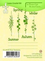 LeCrea - PL&Cards stempel Seasons English text 55.2038