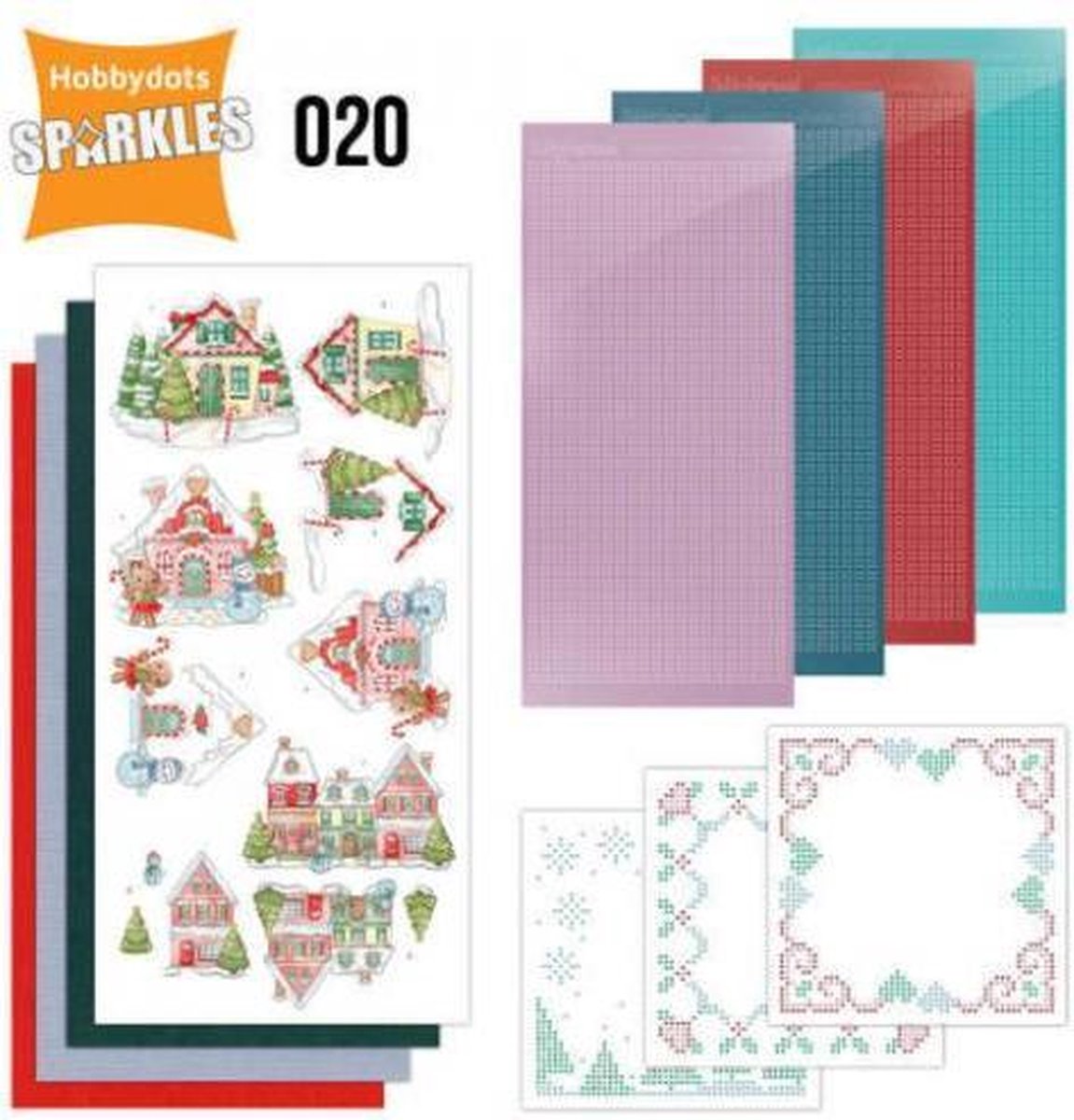 Nr. 20 Sparkles Set - Sweet Christmas van Yvonne Creations