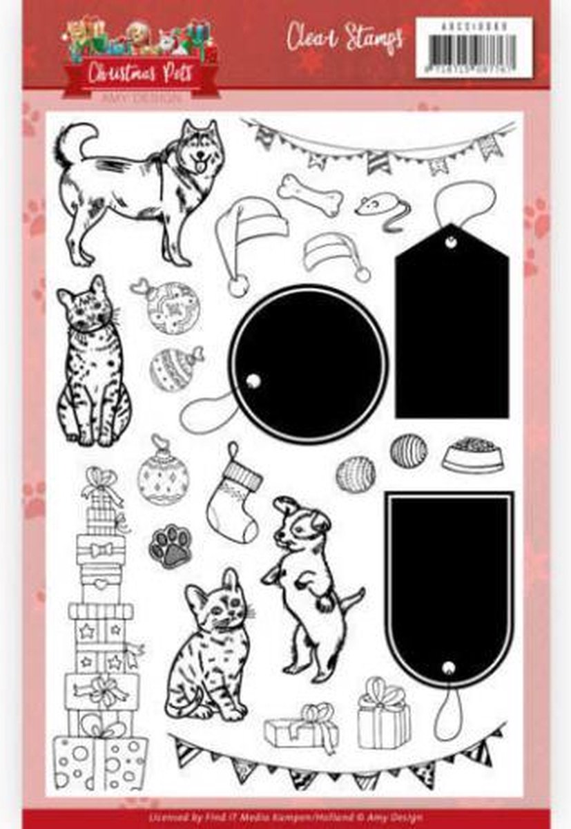 Clear Stamps - Amy Design - Christmas Pets