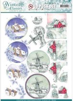 Jeanine's Art - Winter Classics - Kerst landschappen - 3D Uitdrukvel