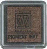 Stempelkussen- brown - pigment inkt - bruin