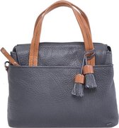 Berba Medium Schoudertas / Crossbodytas Dames - Leer - Chamonix - Blauw