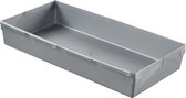 Ladebakje - Zilver - 30x15cm - Kunststof - (set van 12).