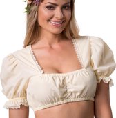 dressforfun - Dirndlblouse Anni XL - verkleedkleding kostuum halloween verkleden feestkleding carnavalskleding carnaval feestkledij partykleding - 303048