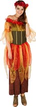 dressforfun - Vrouwenkostuum herfstfee XL - verkleedkleding kostuum halloween verkleden feestkleding carnavalskleding carnaval feestkledij partykleding - 301153