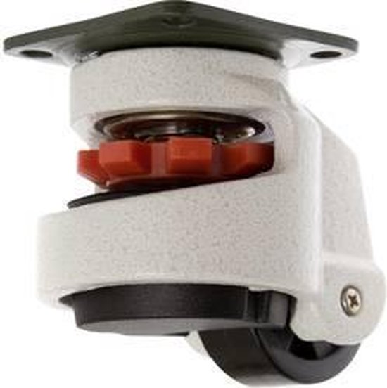 Rollentechnik Zwenkwiel zonder vergrendeling wiel luchtbanden 200x50 met rollager & schroefplaat hoogte 235 mm draagvermogen 75 kg Rollentechnik Zwenkwiel zonder vergrendeling wiel luchtbanden 200x50 met rollager & schroefplaat hoogte 235 mm draagvermogen 75 kg