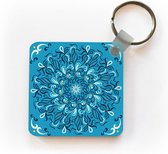 Sleutelhanger - Uitdeelcadeautjes - Mandala - Blauw - Patronen - Plastic