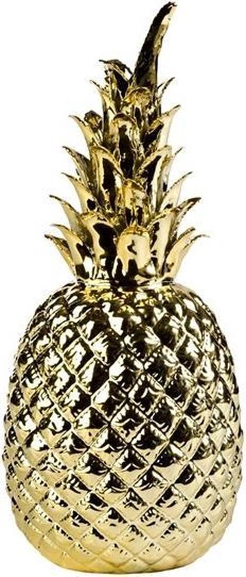 Ook ga winkelen Inademen Ananas goud | bol.com