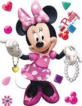 Disney muursticker Minnie Mouse roze - 600185 - 65 x 85 cm