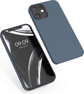 kwmobile telefoonhoesje voor Apple iPhone 12 / 12 Pro - Hoesje met siliconen coating - Smartphone case in leisteen
