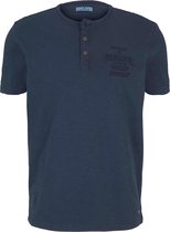 Tom Tailor Korte mouw T-shirt - 1025438 Marine (Maat: XL)