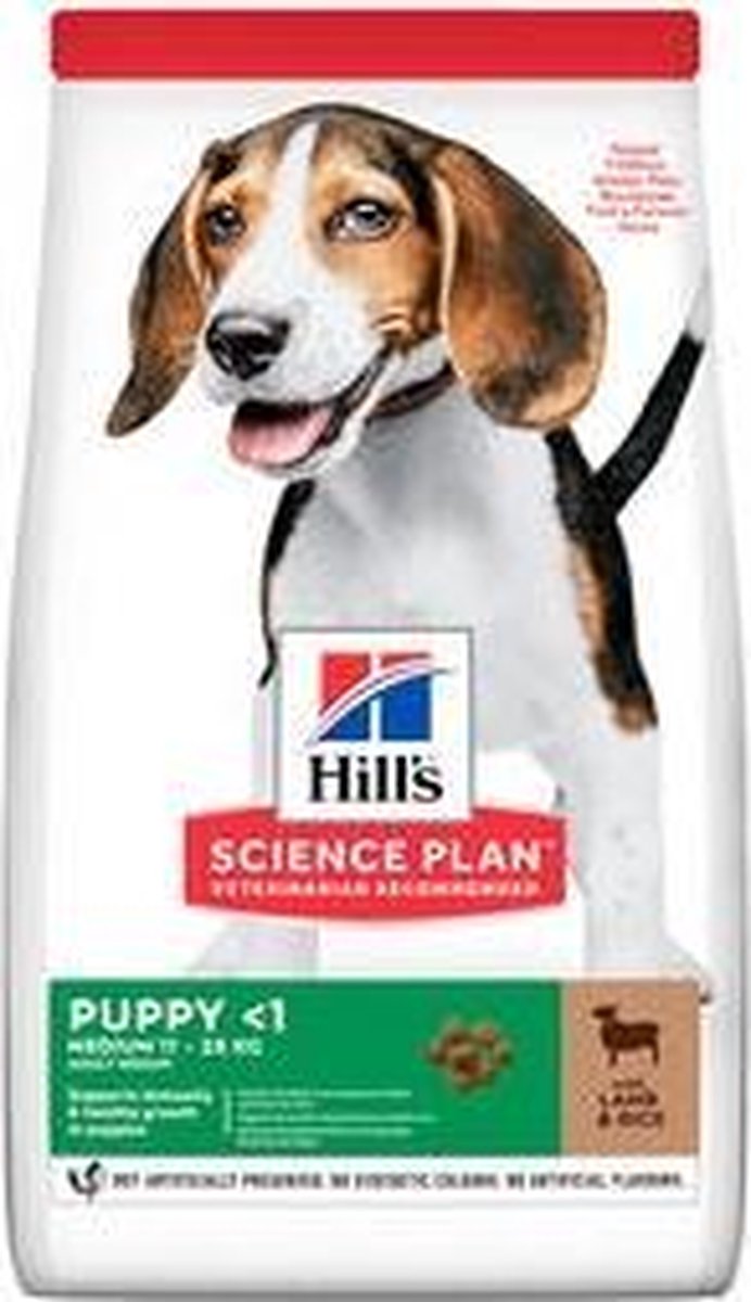 Hill's Canine Puppy Medium Lam - Hondenvoer - 18 kg thumbnail 7