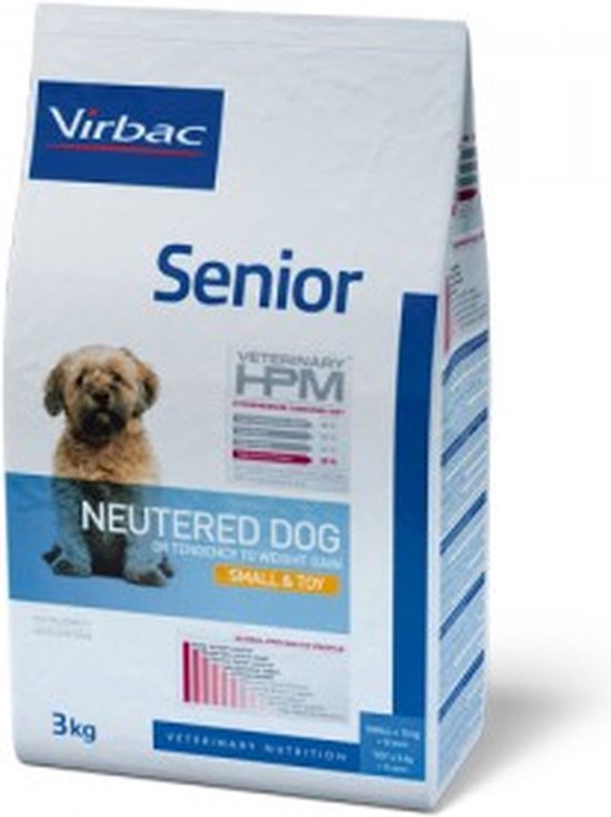 VIRBAC HPM Hundefutter Senior Small & Toy – Für Kastrierte Hunde, 1,5 Kg