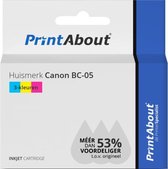 PrintAbout huismerk Inktcartridge BC-05 3-kleuren geschikt voor Canon