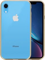 Magnetic Back Cover voor iPhone XR Goud - Transparant