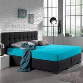 Dreamhouse Enkel Jersey Hoeslaken - 190/200x200/220 - Turquoise