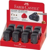 Puntenslijper Faber-Castell "Sleeve" Mini enkel zwart