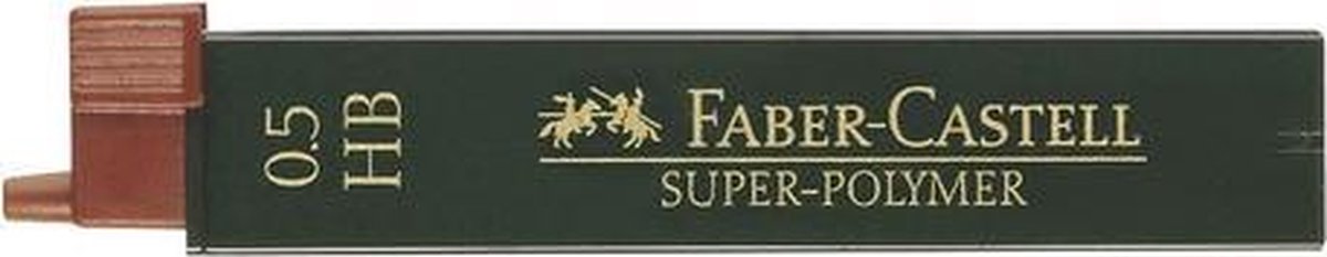 Faber-Castell potloodstiftjes - Super-Polymer - 0,5mm - HB - 12 stuks - FC-120500
