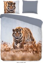 Good Morning Tiger - Dekbedovertrek - Eenpersoons - 140x200/220 cm - Multi kleur
