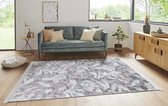 Klassiek vloerkleed Comtemporary Flowers - grijs 160x230 cm