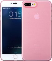 iPhone 7 Plus / iPhone 8 Plus Ultra Dun Hoesje Case Cover Roze Pink 0.3mm